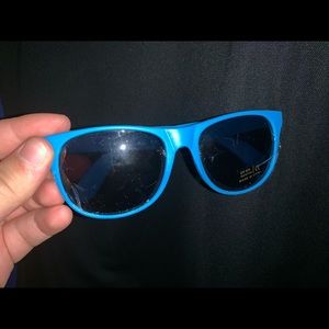 fun blue sunglasses